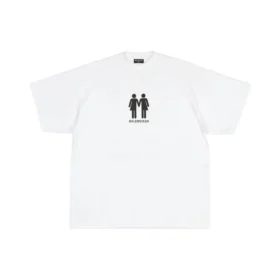 Pride 22 Oversized bomullst-shirt ”Vit Svart” 694576TMVO20904