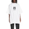 Pride 22 Oversized bomullst-shirt ”Vit Svart” 694576TMVO20904