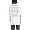 Pride 22 Oversized bomullst-shirt ”Vit Svart” 694576TMVO20904