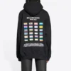 Pride-luvtröja, boxig passform ”Black” 651799TMVO31070