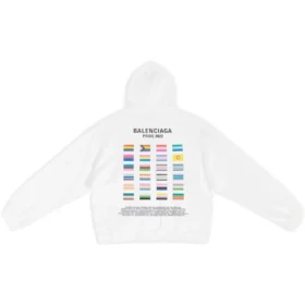 Pride-luvtröja, boxig passform ”White” 651799TMVO30904