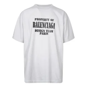 Property Vintage T-shirt, stor passform, ”vit/svart” 641675TMVH89012