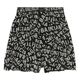 Pyjamasbyxor med logotypremsor ”Black” 719975TML211269