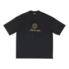 Qixi Crest T-shirt, medium passform ”Black” 612966TMVL41075