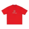 Qixi Crest T-shirtar, medium passform, ”Red” 612966TMVL46971