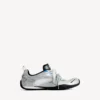 Radar Gradient Lines-sneakers för dam i vitt/grått/silver/svart/blått Radar Gradient Lines-sneakers för dam i vitt/grått/silver/svart/blått