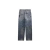 Raka Denim-byxor med doodle-tryck ”Blue” 746986TOW664036