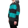 Randig oversized-luvtröja ”Green Black” 556137TDV325567