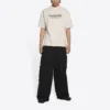 Retail Therapy T-shirt i medium passform ”Ivory Black” 612966TLVB19054