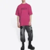 Retail Therapy T-shirt med slits ”Burgundy Black” 675016TLVB16165