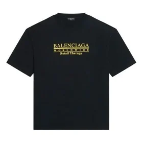 Retail Therapy T-shirt, medium passform, ”Black Yellow” 612966TLVB11361
