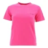 Retro kortärmad tröja med liten logotyp, rosa 570796TBV435630