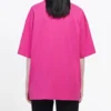 Retro-logotyp, kortärmad, unisex, rosa 556104TBV435630