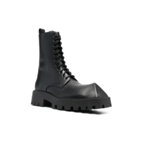 Rhino 25 mm snörstövlar ”Black Smooth Calfskin” 712638WBB501000
