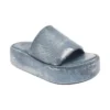 Rise-sandaler ”Denim Print Leather” 656960WBMA14000