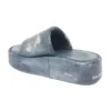 Rise-sandaler ”Denim Print Leather” 656960WBMA14000