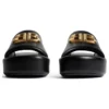 Rise-sandaler ”Svart glansigt nappa-lammskinn” 788494WB7E11080