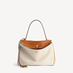 Rodeo-handväska för dam, medium, i beige/brunt cowboy-utförande Rodeo-handväska för dam, medium, i beige/brunt cowboy-utförande