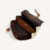 Rodeo-handväska för dam, medium, i beige/brunt cowboy-utförande