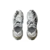 Runner Graffiti Sneakers ”Black and White Mesh and Nylon” 677403W3RBQ9010