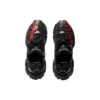 Runner Graffiti-sneakers ”Svart och rött mesh och nylon” 677403W3RBQ1060