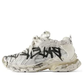 Runner Graffiti-sneakers ”White Black” 772774W3RBQ9010