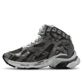Runner High Top-sneakers ”Grått nylonmaterial som liknar mocka” 695764W3RH31891