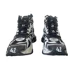 Runner High Top-sneakers ”Tvåfärgad svart och vit” 695764W3RH29010