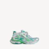 Herrs sneakers i grått/grönt/blått