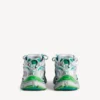 Herrs sneakers i grått/grönt/blått