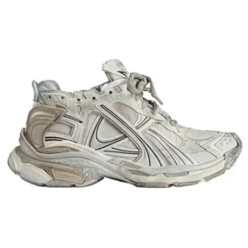 Runner Sneakers ”Beige nylon med mockaliknande tyg” 772767W3RNY9797