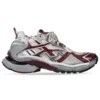 Runner Sneakers ”Burgundy Grey White Mesh and Nylon” 677403W3RB39069