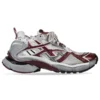 Runner Sneakers ”Grey Burgundy Mesh and Nylon” 677402W3RB39069