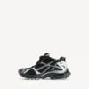 Herr-Runner-Sneaker i svart/silver Herr-Runner-Sneaker i svart/silver