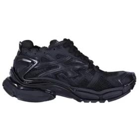 Runner Sneakers ”Matte Black Mesh and Nylon” 677403W3RBT1000