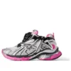 Runner Sneakers ”Silver White Pink Mesh and Nylon” 677402W3RBW9155