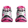 Runner Sneakers ”Silver White Pink Mesh and Nylon” 677402W3RBW9155