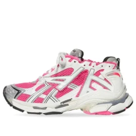 Runner Sneakers ”Vit, rosa, grå mesh och nylon” 677402W3RBN9155