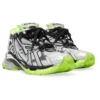 Runner Sneakers ”Vit, svart och neongul mesh och nylon” 677403W3RBP1093