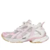 Runner Sneakers ”White Baby Pink Mesh and Nylon” 677402W3RB39059