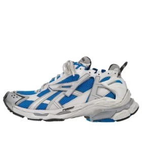 Runner Sneakers ”White Blue Mesh and Nylon” 677402W3RB34912