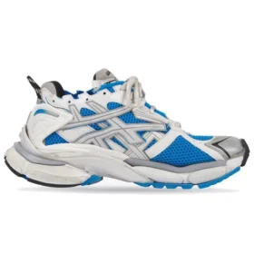 Runner Sneakers ”White Blue Mesh and Nylon” 677403W3RB34912