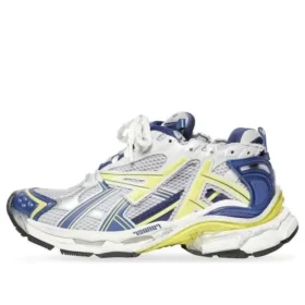 Runner Sneakers ”White Blue Yellow Mesh and Nylon” 677403W3RB59174