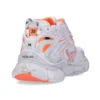 Runner Sneakers ”White Fluo Orange Mesh and Nylon” 677402W3RBM9770