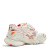 Runner Sneakers ”White Fluo Orange Mesh and Nylon” 677403W3RBM9770