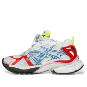 Runner Sneakers ”Worn Out White Blue Red Mesh and Nylon” 677402W3RB69645