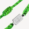 Saint-Germain-armband i neongrönt/svart/glänsande silver