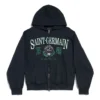 Saint Germain Full Zip Luvtröja Regular Fit ”Dark Blue” 803264TRVO98065