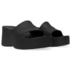 Sandaler med tjock kilklack ”Black Rubber” 737923W1S891000