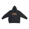SBalenciaga Metallica-luvtröja i oversized-passform ”Black Orange” 697879TMV891055